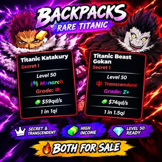 ANIME DICE — TITANIC KATAKURY + TITANIC BEAST GOKAN