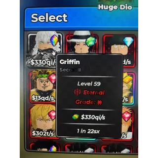 330 QI/S | 1 IN 22SX | GRIFFIN | MONEYMAKER | ANIME DICE