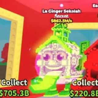 RADIOACTIVE LA GINGER SEKOLAH 862.5M/S | STEAL A BRAINROT