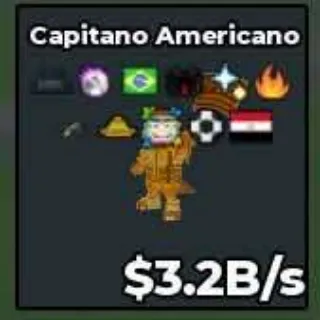 CAPITANO AMERICANO| 3.2B/S | SAB | STEAL A BRAINROT