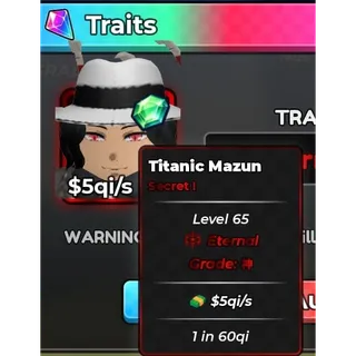 5QI | TITANIC MAZUN | ETERNAL | DICE ANIME