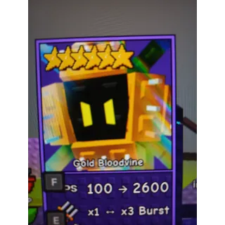 1X GOLD BLOODVINE | GTD