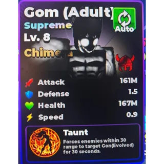 LVL 8 | CHIMERA | VIKING |GON (ADULT) | GOM (ADULT) | ROLL AN ANIME TO FIGHT