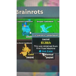 244 EXISTS | DIAMOND LA SUPREME COMBINASION | STEAL A BRAINROT
