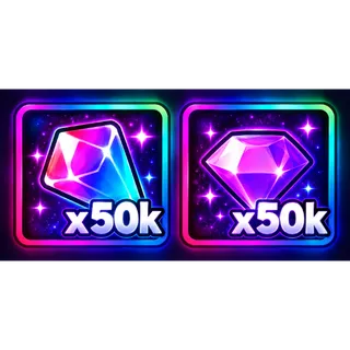 50K GEMS & 50K TRAIT REROLLS BUNDLE | ANIME DICE