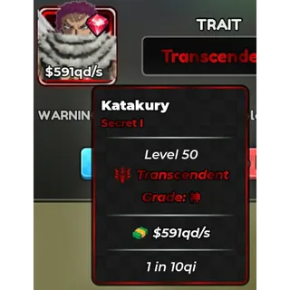 591QD/S | KATAKURY | TRANSCENDENT | ANIME DICE