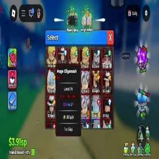 1.1 QI/S | 1 IN 51QI | HUGE GILGAMESH | TRANSCENDENT Z+ | ANIME DICE