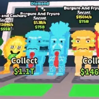 DIAMOND BURGURO AND FRYURO 1.1B/S | STEAL A BRAINROT
