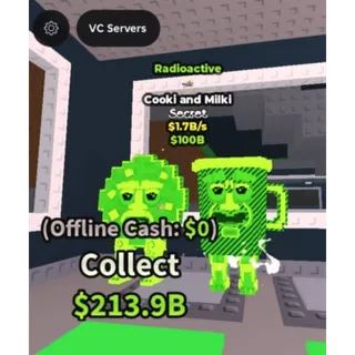 RADIOACTIVE COOKI AND MILKI | 1.7B/S | STEAL A BRAINROT