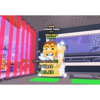 GOLD SKIBIDI TOILET | STEAL A BRAINROT