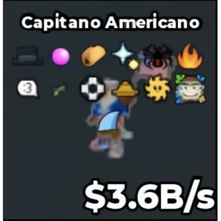 CAPITANO AMERICANO | 13 TRAITS | 3.6B/S | STEAL A BRAINROT