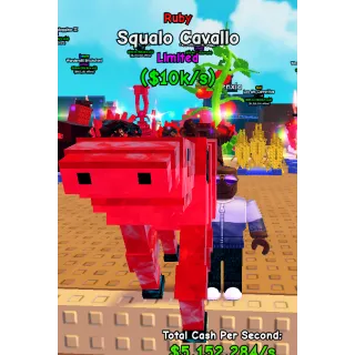 4X RUBY SQUALO CAVALLO