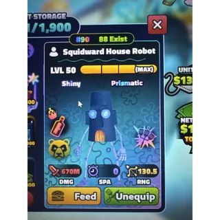 Squidward House Robot RB Serial