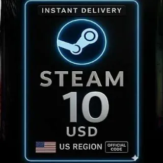 $10 Steam Gift Card I Instant
Delivery with Good Vibes ✨