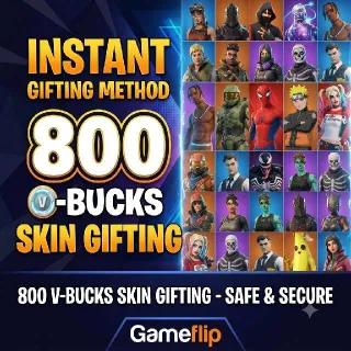 V-Bucks | 800x | Fortnite Skin | Fortnite Gifting Method
