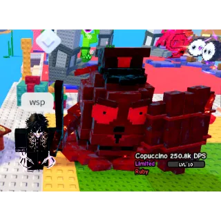 RUBY COPUCCINO 3.8KG [RARE] ( 250K DPS / LVL 10 ) PLANTS VS BRAINROTS