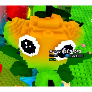 HUGE NEON MANGO 858K DPS!! ( 6.4KG / LVL 6 ) PLANTS VS BRAINROTS