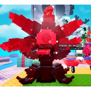 RUBY GLACIAL LILY 1M DPS!! ( 3KG / LVL 10 ) PLANTS VS BRAINROTS