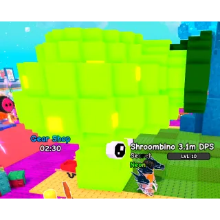 18.5KG NEON SHROOMBINO ( 3.1M DPS / LVL 10 ) PLANTS VS BRAINROTS