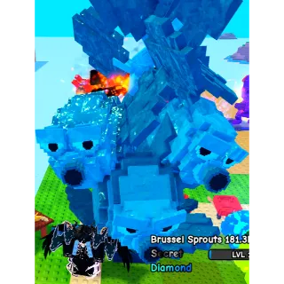 HUGE DIAMOND BRUSSEL SPROUTS 6.2KG!! ( 181K DPS / LVL 1 ) PLANTS VS BRAINROTS