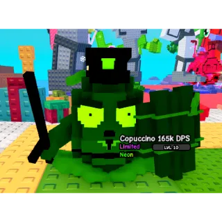 NEON COPUCCINO 2KG ( 165K DPS / LVL 10 ) PLANTS VS BRAINROTS
