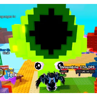 TITAN NEON SHROOMBINO 1.7M DPS!! ( 10KG / LVL 10 ) PLANTS VS BRAINROTS