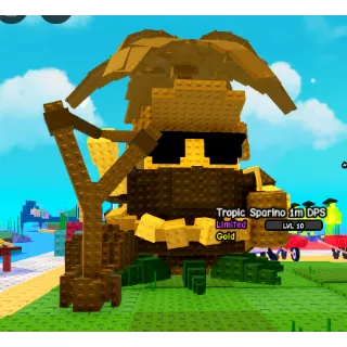 GOLD TROPIC SPARINO 6KG ( 1M DPS / LVL 10 ) PLANTS VS BRAINROTS