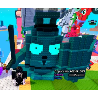 FROZEN COPUCCINO 6KG [RARE] ( 402K DPS / LVL 10 ) PLANTS VS BRAINROTS