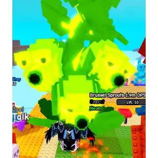 HUGE NEON BRUSSEL SPROUTS 1.9M DPS!! ( 7KG / LVL 10 ) PLANTS VS BRAINROTS