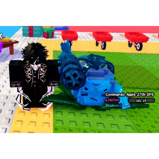 1.2KG DIAMOND COMMANDO APPLE ( 270K DPS / LVL 10 ) PLANTS VS BRAINROTS