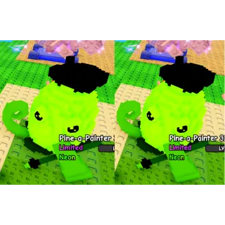 2X NEON PINE-A-PAINTER LIMITED PLANTS!! PLANTS VS BRAINROTS