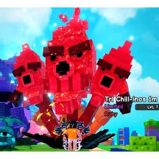 8.8KG RUBY TRI CHILL-INOS 1% SEED ( 1M DPS / LVL 7 ) PLANTS VS BRAINROTS