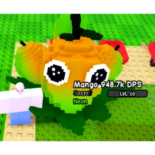 SEMI HUGE NEON MANGO 948K DPS!! ( 4.5KG / LVL 10 ) PLANTS VS BRAINROTS