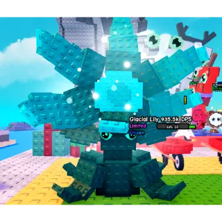 FROZEN GLACIAL LILY 935K DPS ( 2.7KG / LVL 10 ) PLANTS VS BRAINROTS