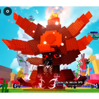 SCORCHED GLACIAL LILY 5.1KG ( 883K DPS / LVL 10 ) PLANTS VS BRAINROTS