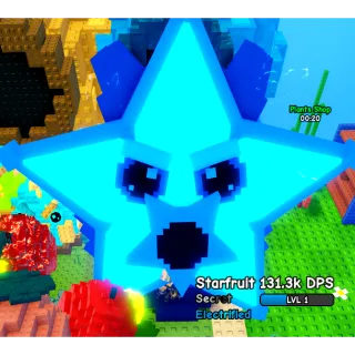 HUGE ELECTRIFIED STARFRUIT 7.1KG!! ( 131K DPS / LVL 1 ) PLANTS VS BRAINROTS