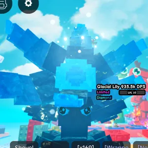 DIAMOND GLACIAL LILY 935K DPS!! ( 3.6KG / LVL 10 ) PLANTS VS BRAINROTS