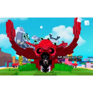 8.5KG RUBY BUFF SPINACCIO ( 1M DPS/ LVL 10 ) PLANTS VS BRAINROTS