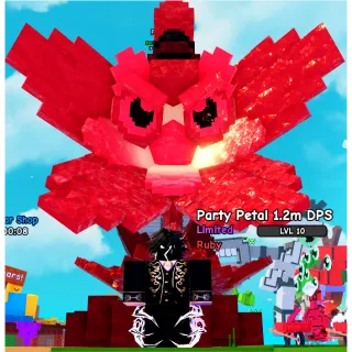 11.1KG RUBY PARTY PETAL ( 1.2M DPS / LVL 10 ) PLANTS VS BRAINROTS