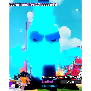 10KG ELECTRIFIED SLASHERINI BANANINI ( 220K DPS / LVL 10 ) PLANTS VS BRAINROTS
