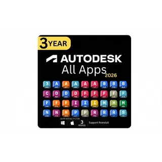 Autodesk All Apps 3-Year Subscription | AutoCAD, Revit & More Autodesk All  2027 