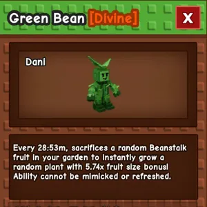 Green Bean Grow a Garden