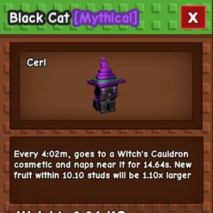 Black Cat Grow a Garden