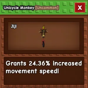 Unicycle Monkey GAG
