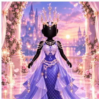 Royale High Gilded Grandeura Mermaid Set