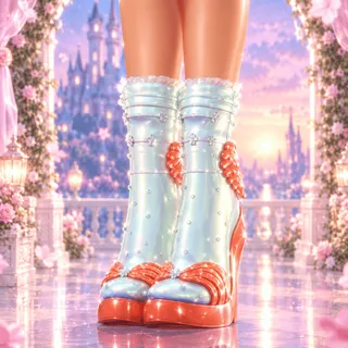 Royale High Goldie Bubbles Heels