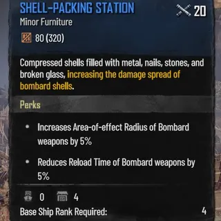 Shell Packing Station