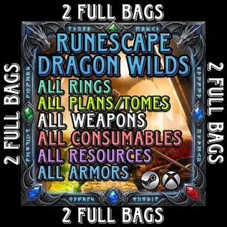 RuneScape DragonWilds - TWO BAGS -