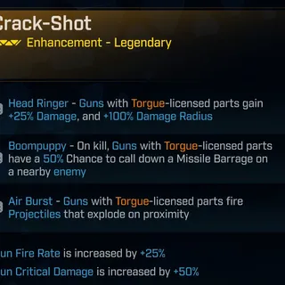 Borderlands 4 Modded Crackshot