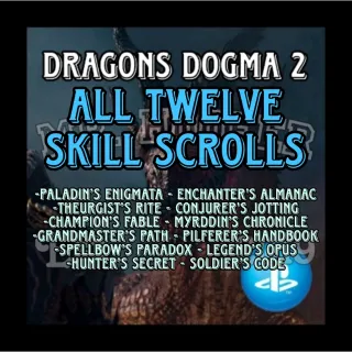 Skill Scrolls + Sword